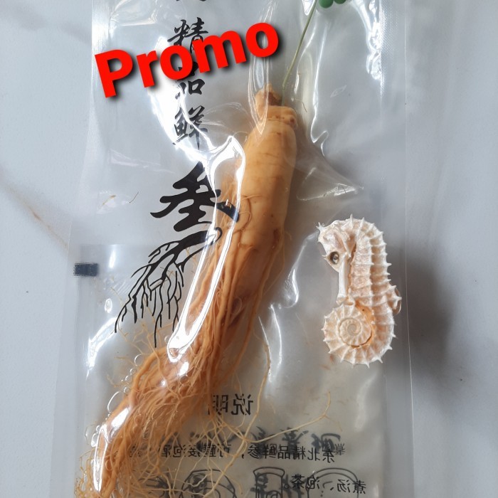 

Promo!! Ginseng Merah Korea + Kuda Laut Putih 1 Pcs 100% Asli