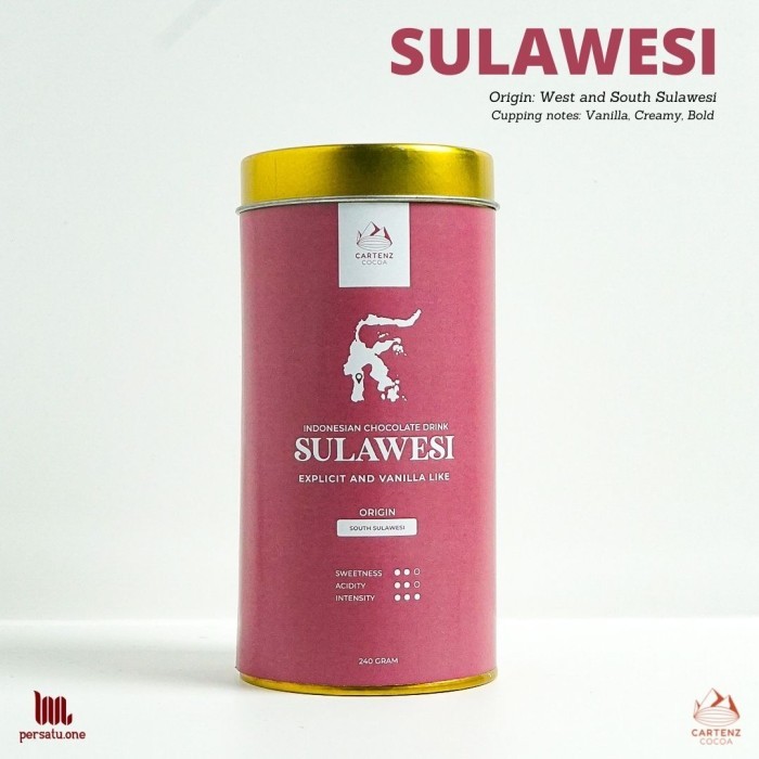 

Best Seller [Cartenz Cocoa] Sulawesi Chocolate Drink Canister 240 Gram