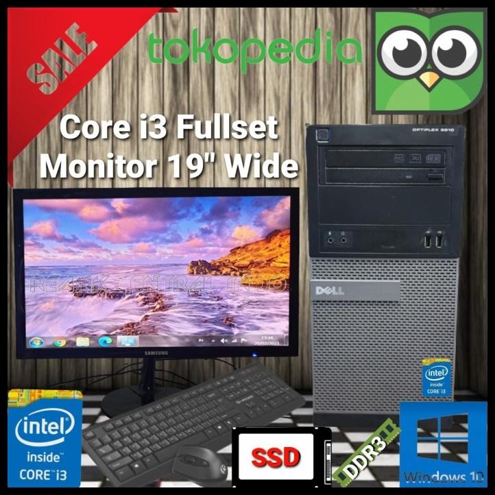 PC dell 3020 core i3 fullset monitor
