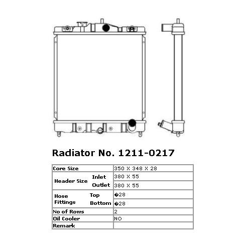 Radiator Honda Civic Genio Manual