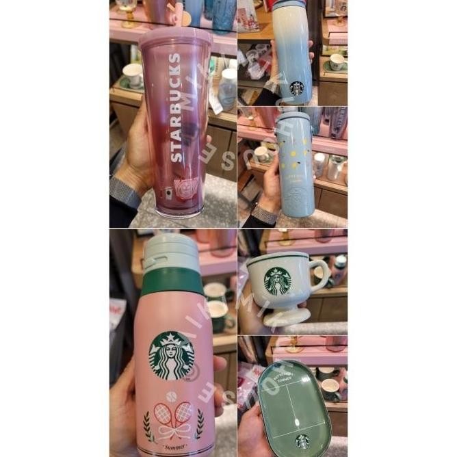 New Starbucks Korea Summer Md Official Korean Corkcicle Tumbler Blossom