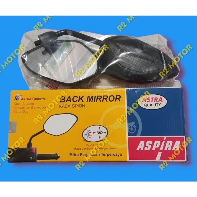 (Pnp) Kaca Spion Elegant Tangkai Pendek Original Honda Yamaha Beat Vario Mio Jupiter Vega Aspira Ast