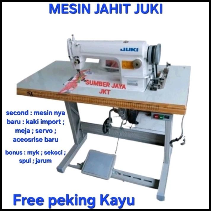 MESIN JAHIT JUKI /KAKI/MEJA/DINAMO SERVO BARU