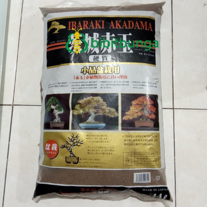 Ibaraki Akadama Soil Halus Media Tanam Tanaman Kaktus Bonsai Sukulen
