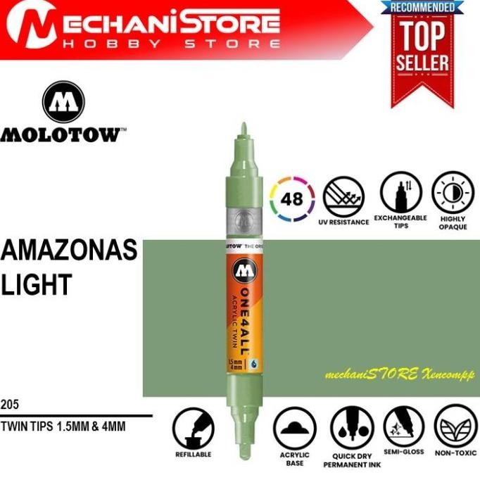 

MOLOTOW One4All Twin Marker AMAZONAS LIGHT 205 - ALT Gundam Marker