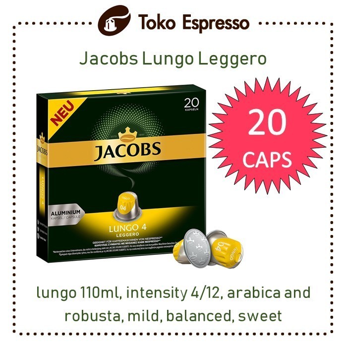 

Jacobs Coffee Capsules Kompatibel Untuk Nespresso