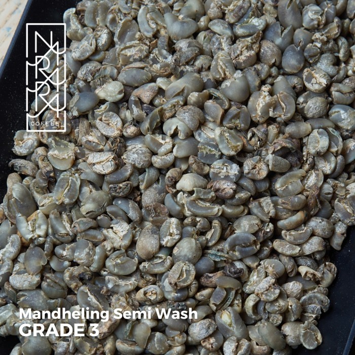 

Green Bean 1Kg Grade 3 Mandheling Semi Wash-Biji Kopi Sumatra Arabika