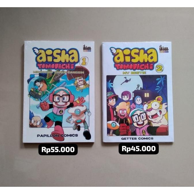 

Komik Aisha Tomodachi Microchip Super Canggih vol 1 & Komik Aisha Tomodachi My Bestie vol 2