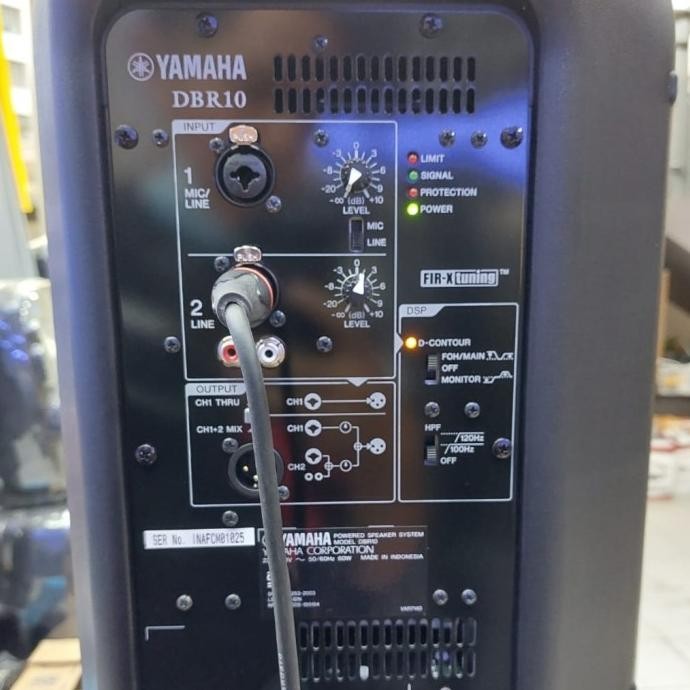 PAKET SOUND SYSTEM LIVE MUSIC SPEAKER YAMAHA DBR 10 AKTIF +MIXER 4CH ZER
