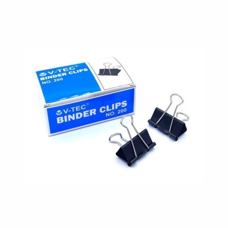 

V-TEC BINDER CLIP 200 PER PAK