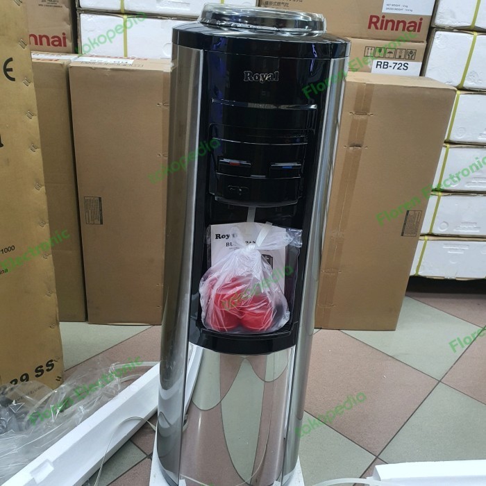 Dispenser Royal NS 229 SS NS229SS 229SS Hitam GALON ATAS Gojek/Grab