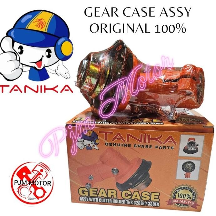 Original tanika 338 Gear case kepala pisau mesin potong rumput 328 338