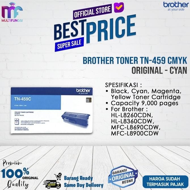 

Brother Toner Cyan TN-459C (Super High Yield) / TN-459 C Original