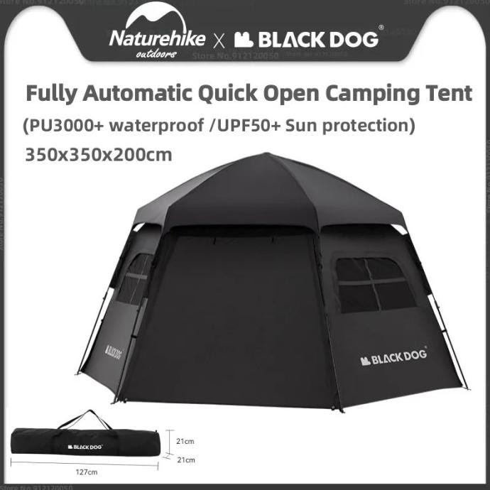 Blackdog Hexagon Automatic Tent Tenda Outdoor
