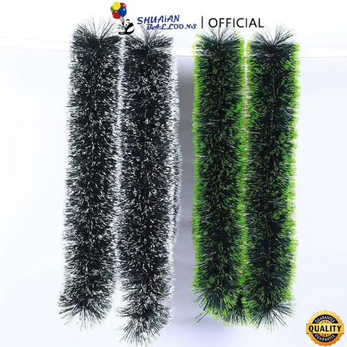 SHUAIAN Slinger Natal Putih Salju / Selinger Natal Hijau Daun /Slinger Dekorasi Pohon Natal/ Slinger