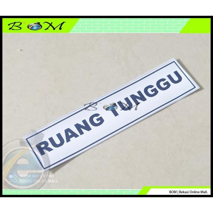 

GRATIS ONGKIR STIKER STICKER TULISAN LABEL TEMPAT RUANG TUNGGU