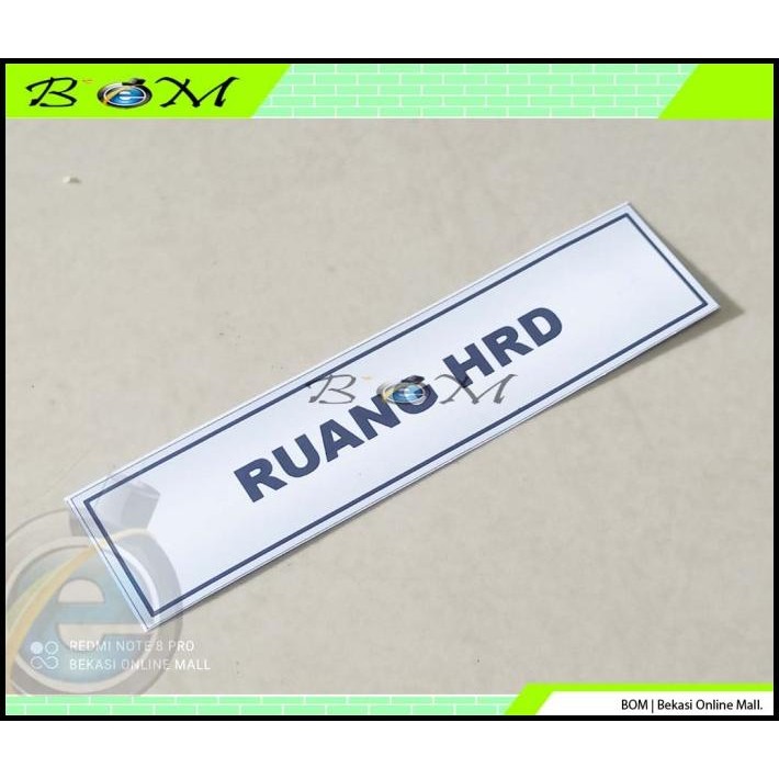 

DISKON STIKER STICKER TULISAN LABEL TEMPAT RUANGAN HRD !!!!