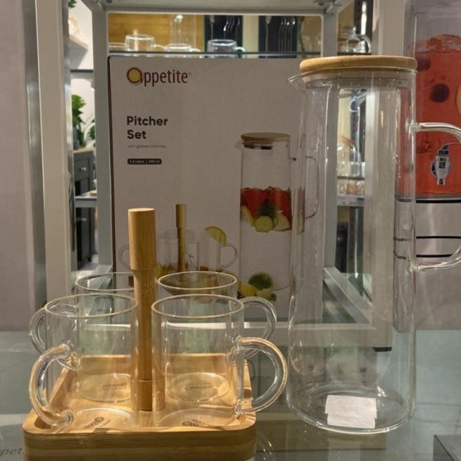 Ready Pitcher Kaca Pitcher Aesthetic Pitcher Minuman Gelas Kaca