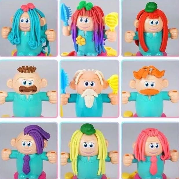family toys MAIANAN PLAY DOH SALON POTONG RAMBUT PLAYDOH BARBERSHOP