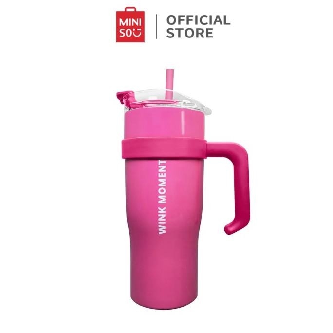 MINISO X TUMBLER TERMOS SPORT JUMBO STAINLESS STEEL 1600ML BOTOL MINUM TERMOS TUMBLER BOTOL MINUM TU