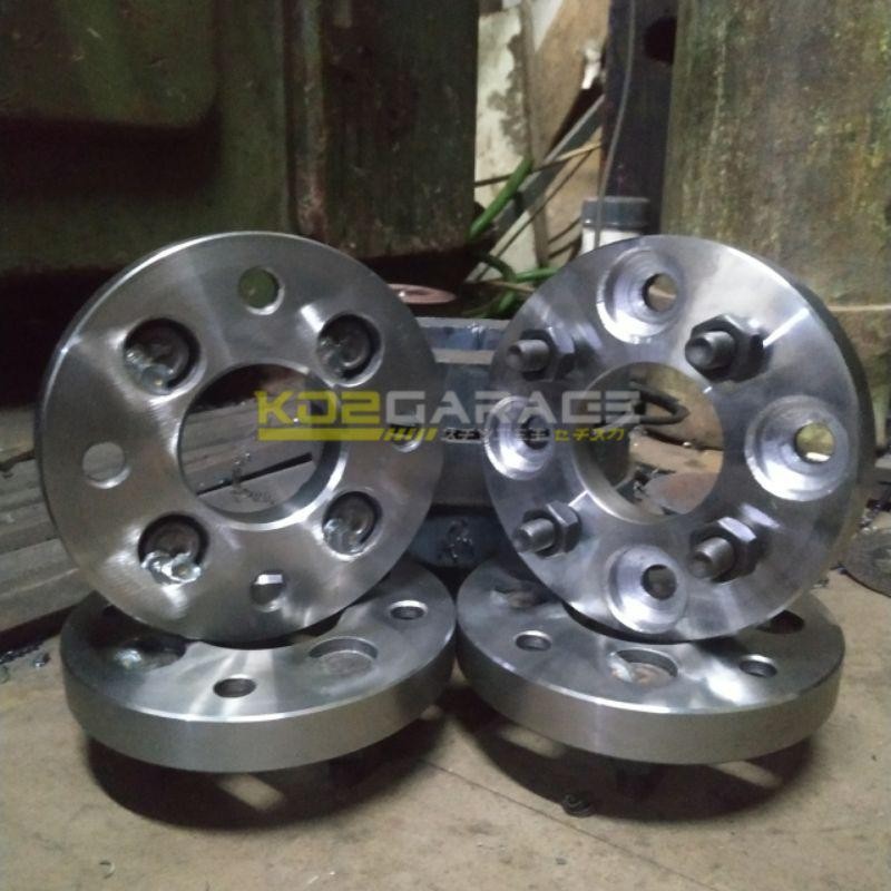 Adaptor Velg Rubah Pcd H4X108 Ke H4X100 / H4X114.3 Tebal 1,5 Cm - 3 Cm Peugeot Ke Jazz Brio/Maestro 