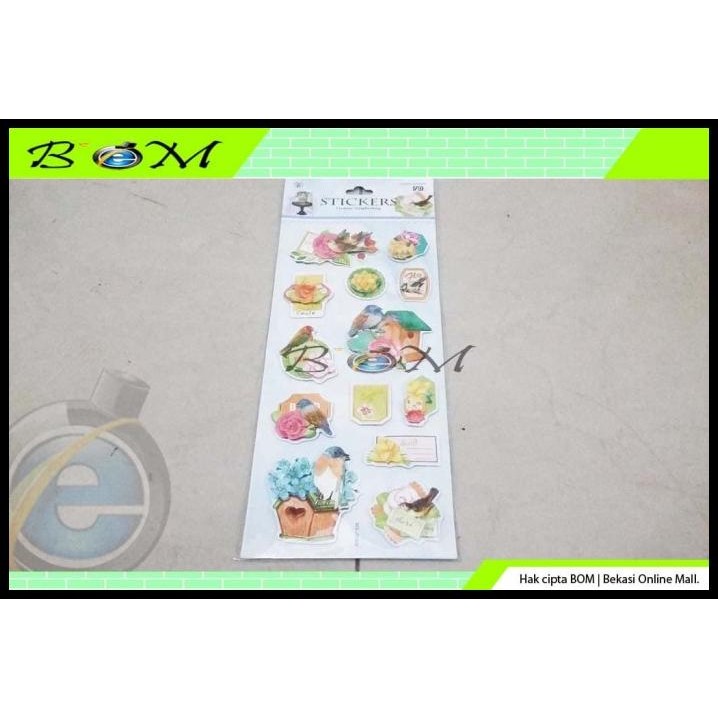 

TERMURAH STIKER STICKER TEMPELAN SCRAPBOOKING SCRAP BOOK 7D BUKU ALBUM FOTO 8 !!!!