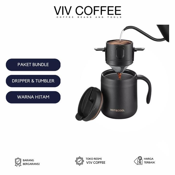 

Saringan Kopi Stainless V60 Dripper with Coffee Tumbler 350 ML