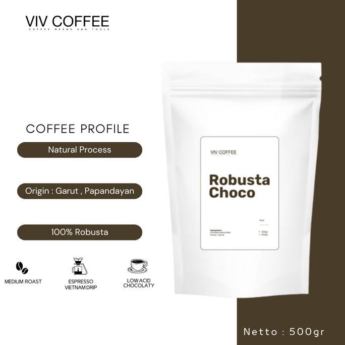 

Kopi Robusta Premium 500GR Choco Robusta Coffee Papandayan