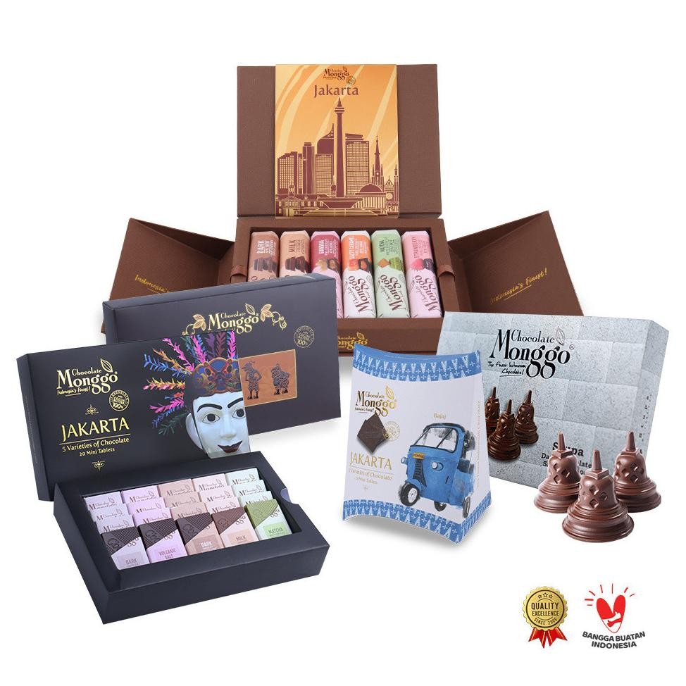 

Chocolate Monggo | Oleh oleh Jakarta Coklat Box Souvenir Jogja Indonesia | Hampers Lebaran Idul Fitri