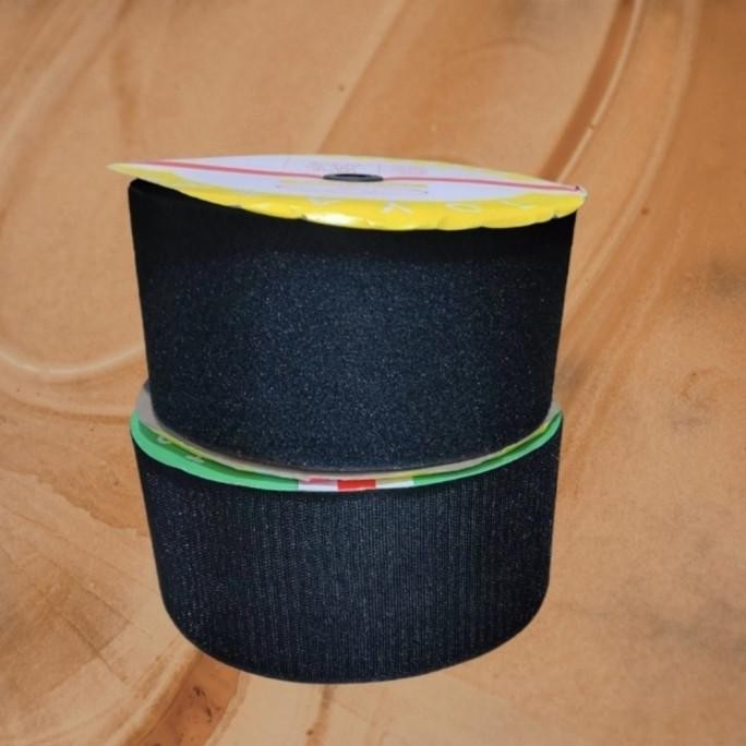 

TERMURAH - velcro L 10 cm Krem kecoklatan 1 rol 18.mtr