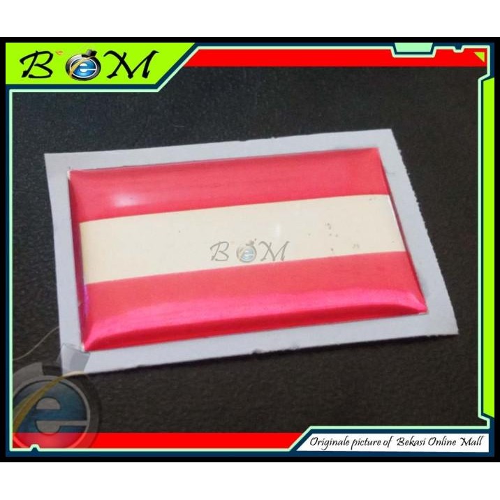 

TERMURAH STICKER STIKER TIMBUL BENDERA AUSTRIA 3X2 CM !!!!