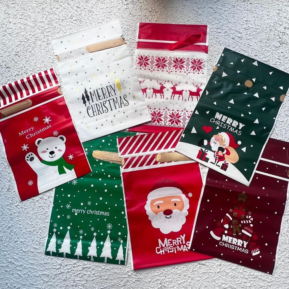

CR - Plastik kue cookies serut hampers natal TERLARIS