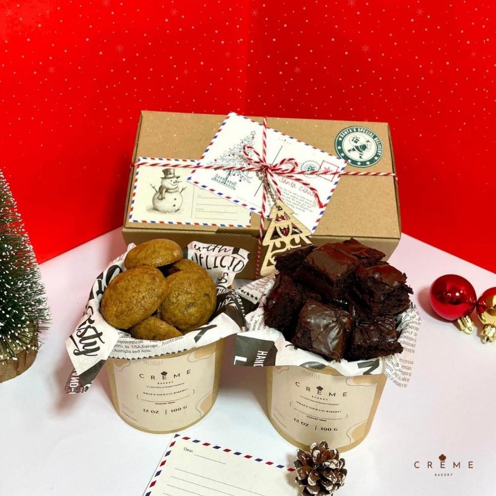 

CR - Christmas Hampers / Kado Natal / Christmas gift - Creme Bakery TERLARIS