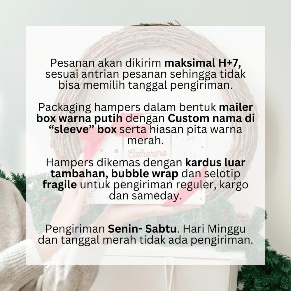 CR - hampers natal estetik hampers natal unik hampers christmas hampers TERLARIS