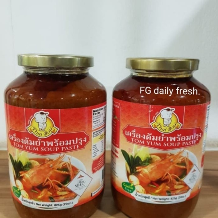

Tomyum Paste Thaiboy Jumbo 825Gram / Bumbu Tomyam Shabu Shabu