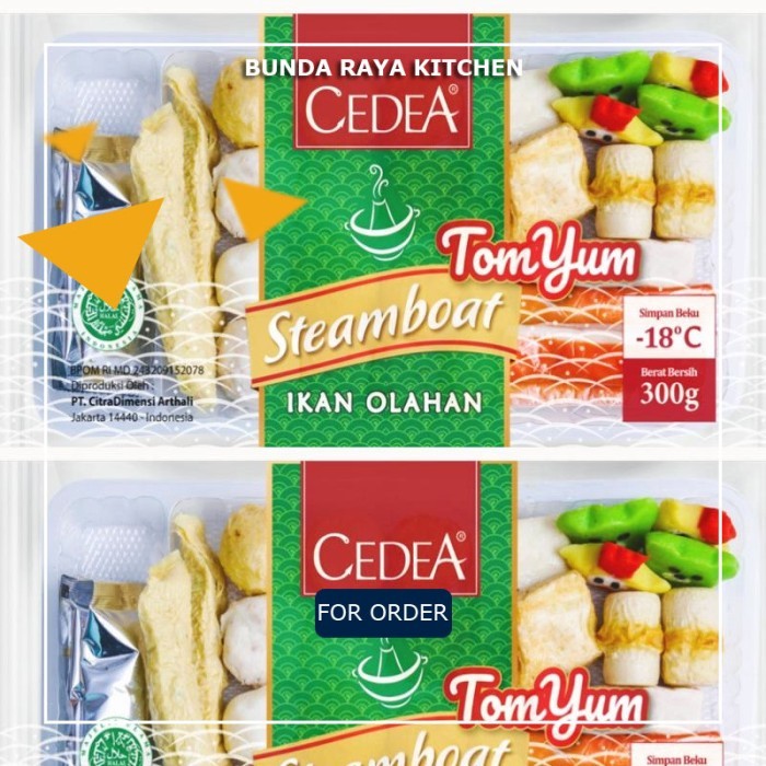 

Cedea Steamboat Set Tomyam +Bumbu/ Shabu Shabu /@300Gr/Top!!!!