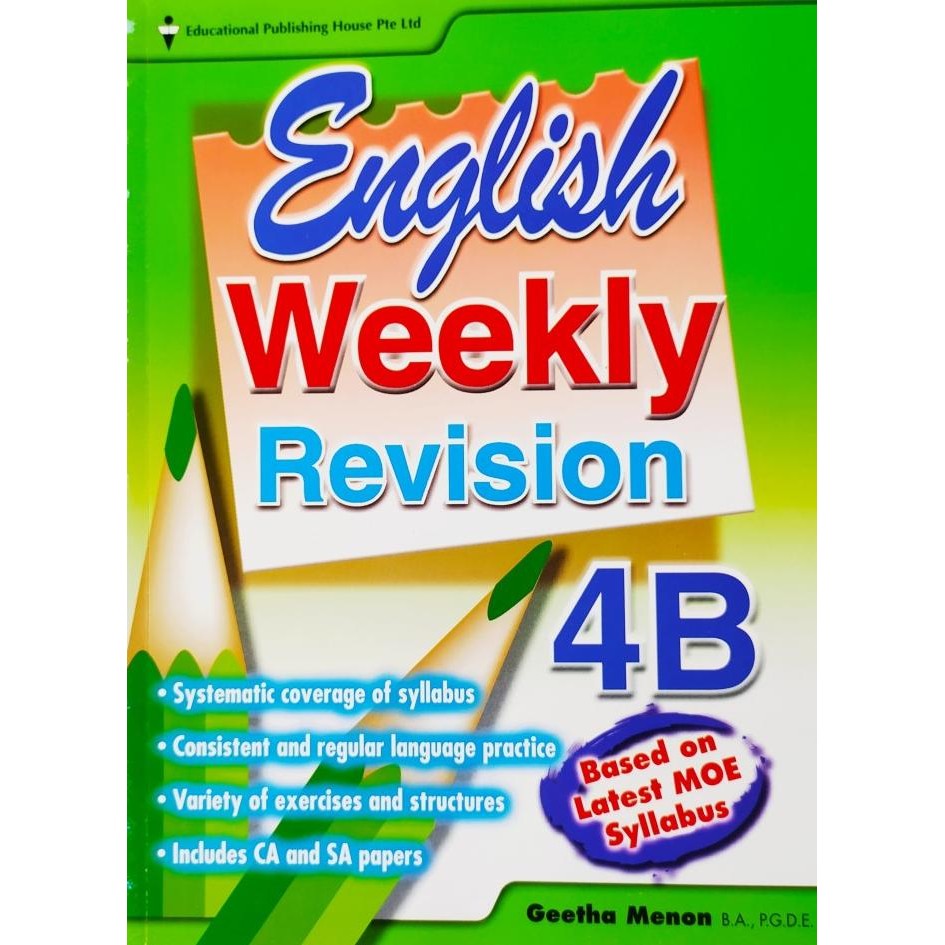 

READY ENGLISH WEEKLY REVISION 4B