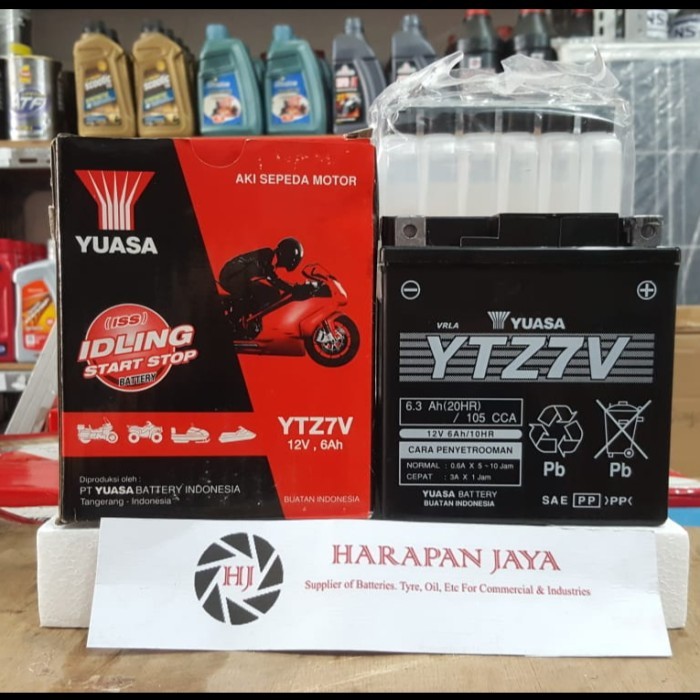 AKI MOTOR YUASA YTZ7V (6AH) KERING