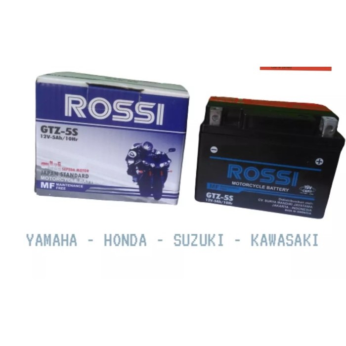 Aki Motor Revo GTZ5S Accu Motor Yamaha Vixion, Spin,Shogun 125, dsb