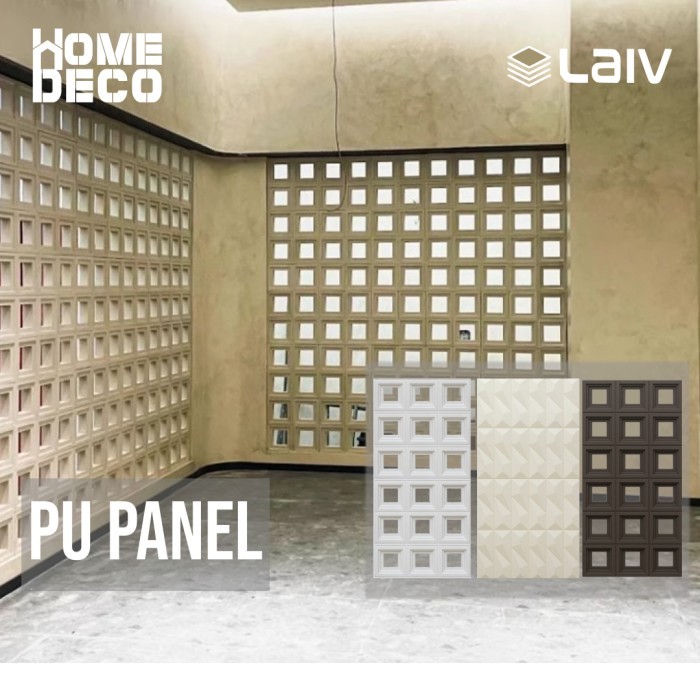 LAIV PU Stone Panel Rock Panel Batu PU Panel Dinding Batu Alam Wall Panel Tempel Outdoor Indoor