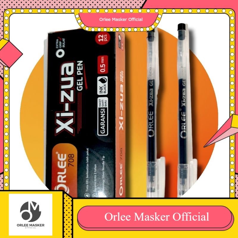 

BOLPEN GEL PEN XIZUA ORLEE (1 LUSIN ISI 12), tinta tebal tidak beluber/ gel pen edson / gelpen xizua/ bolpen selusin/ bolpoin cepat kering/ bolpoin garansi