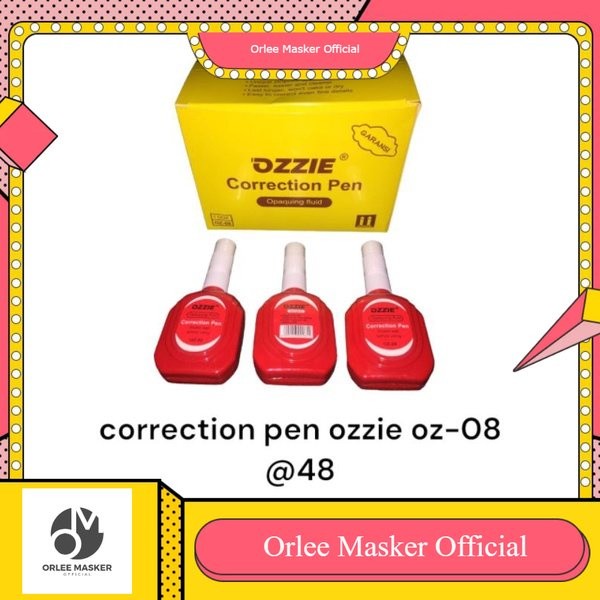 

TIP EX CAIR OZZIE / CORRECTION TAPE CAIR 1 PCS kualitas bagus cocok untuk kulakan / tipe x ozzie