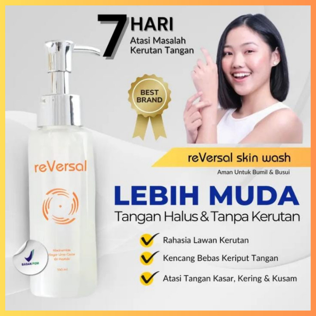 Reversal Skin Wash Untuk Kulit Tangan Keriput Cream Tangan Kering Dan Keriput, Cream Tangan Keriput