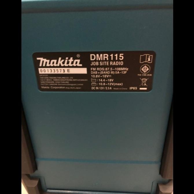 radio cordless makita DMR115B