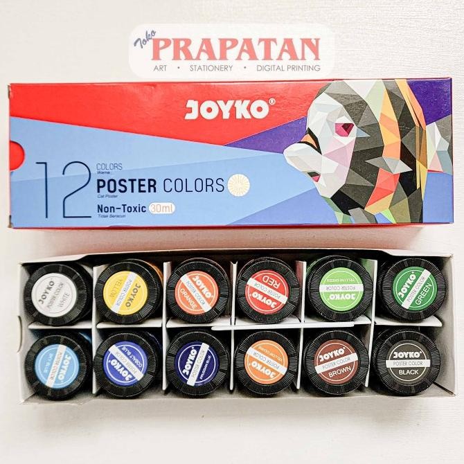 

BARU JOYKO POSTER COLOR SET 12X30ML | CAT POSTER SET