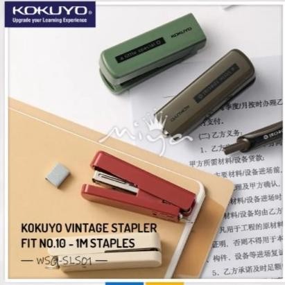 

BARU KOKUYO WSG-SLS01 VINTAGE COMPACT STAPLER - FIT A LITTLE SPECIAL SERIES