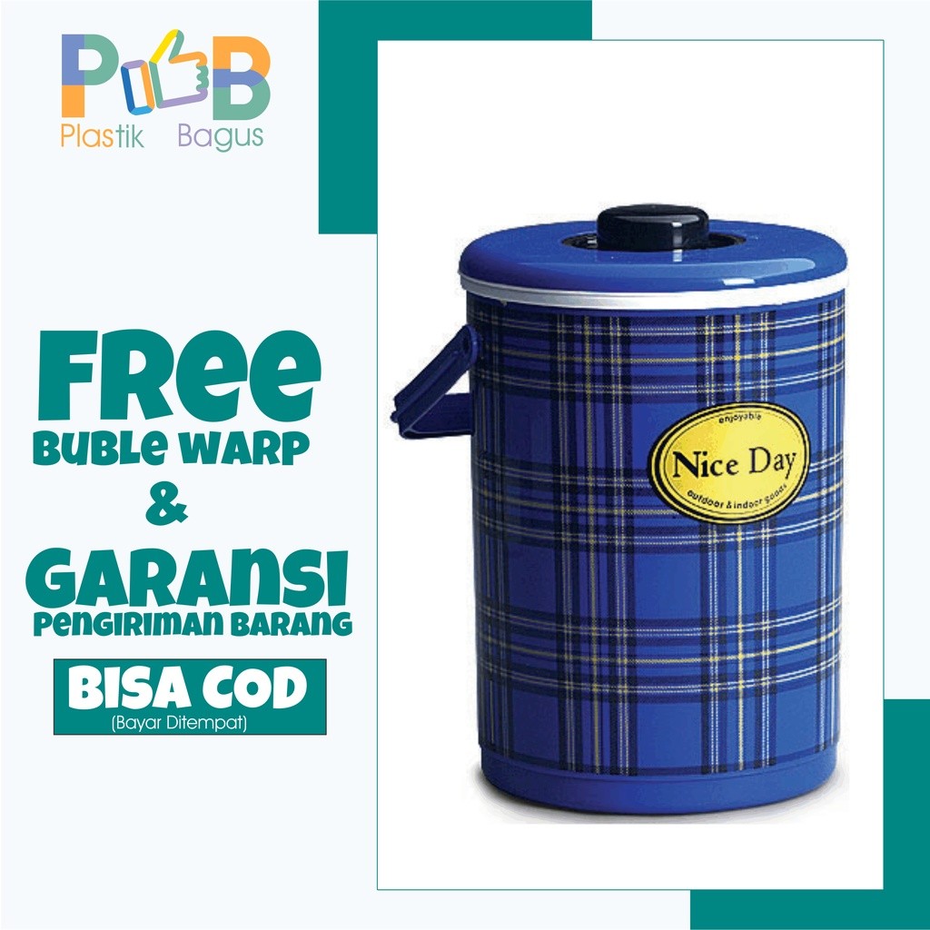 Termos Nasi termos Es termos bulat termos ikan termos daging Rice / Ice Bucket 4.5 Liter Lion Star I