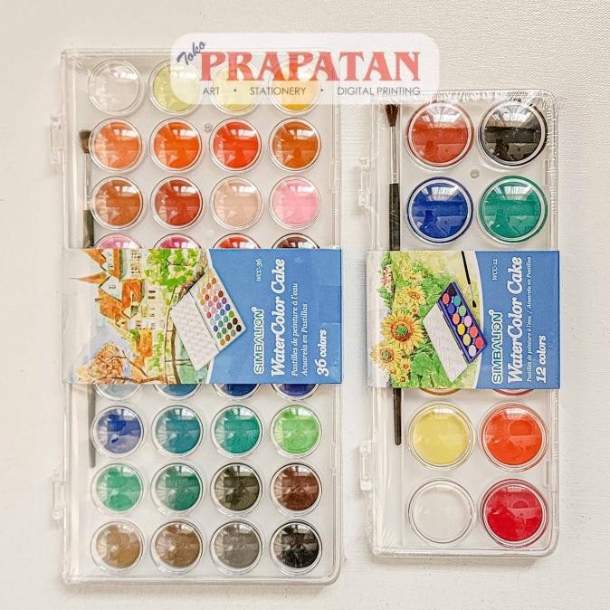BARU SIMBALION WATERCOLOR SET BLOCK | CAT AIR SET