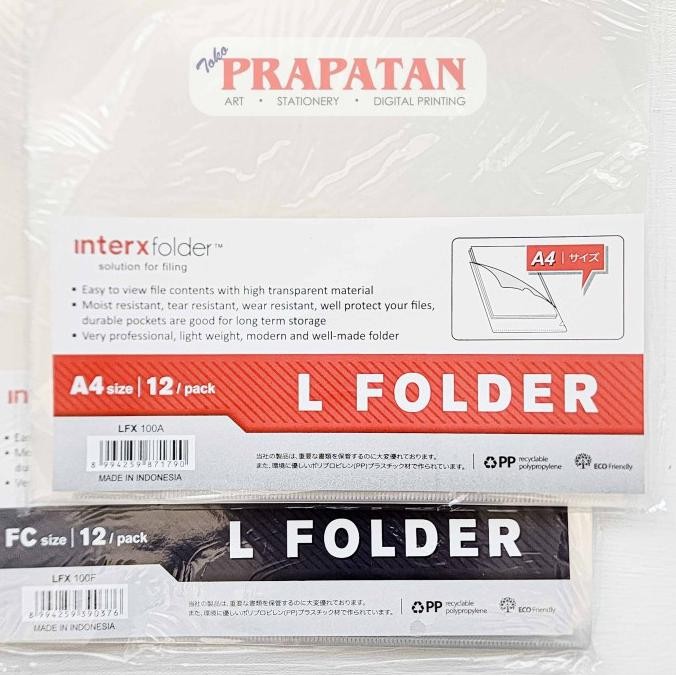 

BARU INTERX MAP L FOLDER BENING TRANSPARAN LFX100 (ISI 12 PER PACK)