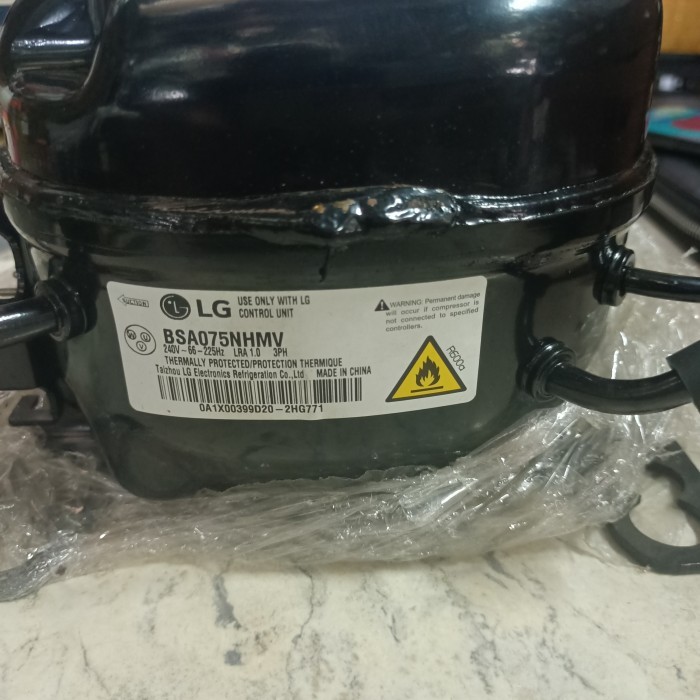 KOMPRESOR KULKAS LG INVERTER 2 PINTU TYPE BSA075NHMV ORIGINAL